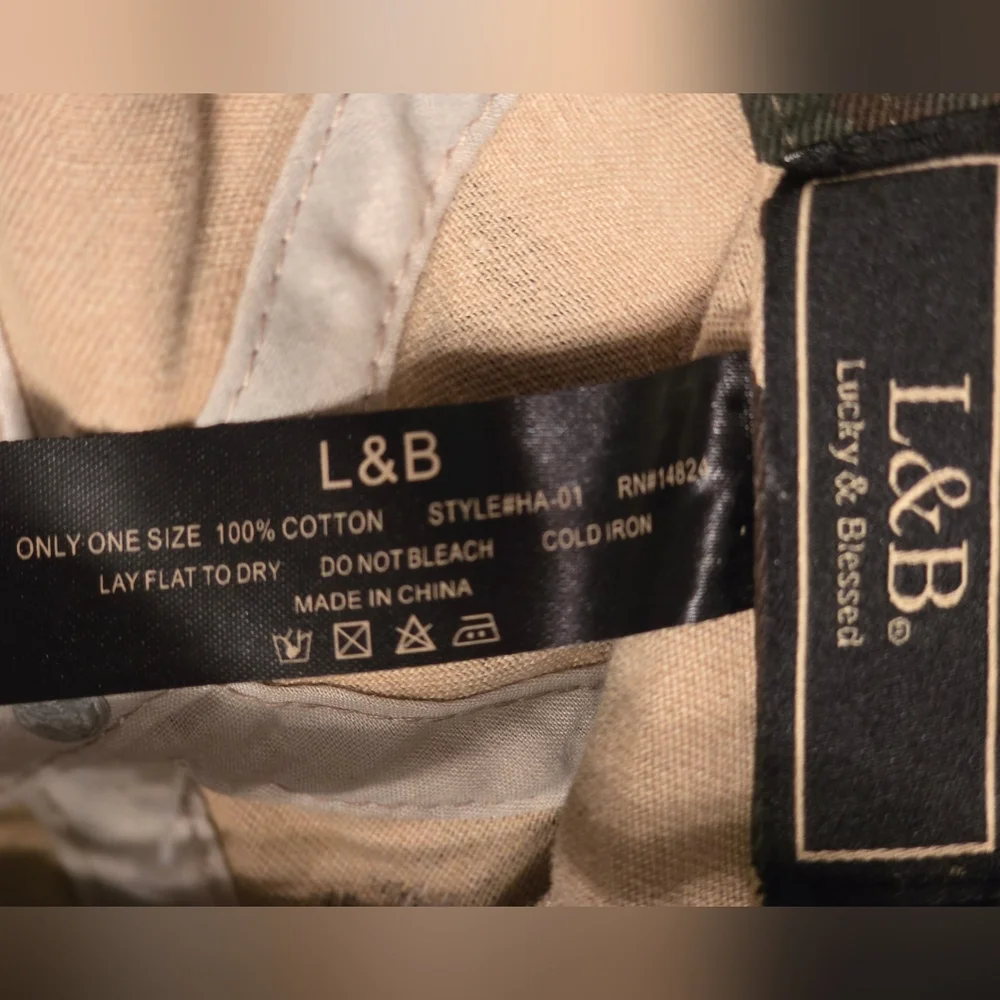 Lucky & Blessed Camouflage Hunting Hats - Picture 5 of 6